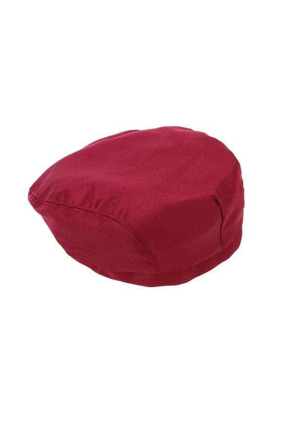 Chef Hat for Cooking Waiter Baker Hotel Bartender Beanie Hats for Men Women 2pcs Red