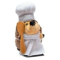 thumbnail image 1 of Chef Hedgehog Dog Toys Chewer - Chef Spike - Large Chubby Low-Pitched Grunting Dog Toy Stuffed Plushie - Hedgehog Dog Chew Toy for All Dogs - 9" - Cute Dog Toys by Lily Anne, 1 of 7