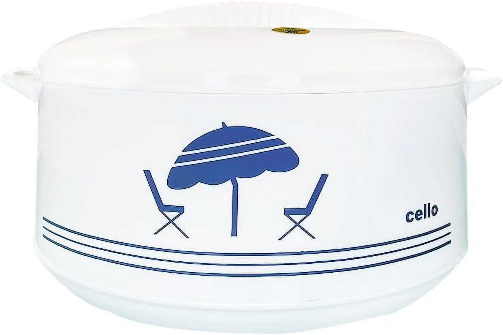 Cello Chef Deluxe Hot-Pot Insulated Casserole Food Warmer/Cooler,  Stainless Steel