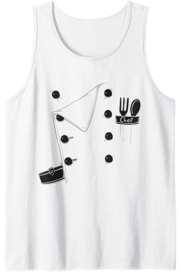 Chef Jacket Chef Costume Cook Cooking Chef Gift Tank Top Size S-3XL