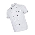thumbnail image 1 of Chef Jacket Short Sleeve restaurant house kitchen Culinary Coat, 1 of 8