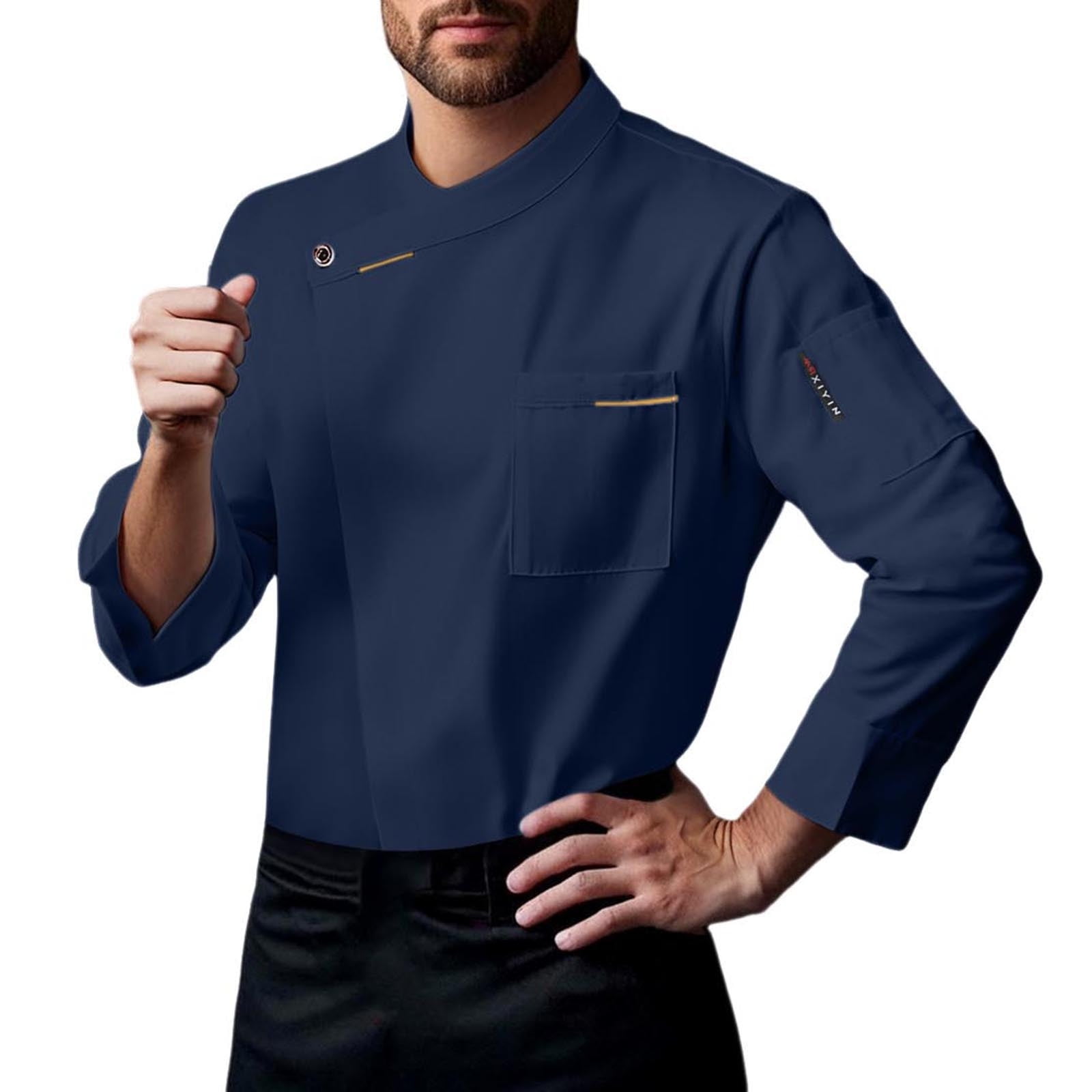 Chef Jacket Unisex Chef Jacket Classic Hotel Restaurant Work Shirt ...
