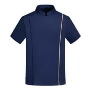 Chef Jacket for Men Culinary Wear with Long Sleeves and Elegant Contrasting Button Design for Hospitality and Kitchen Environments