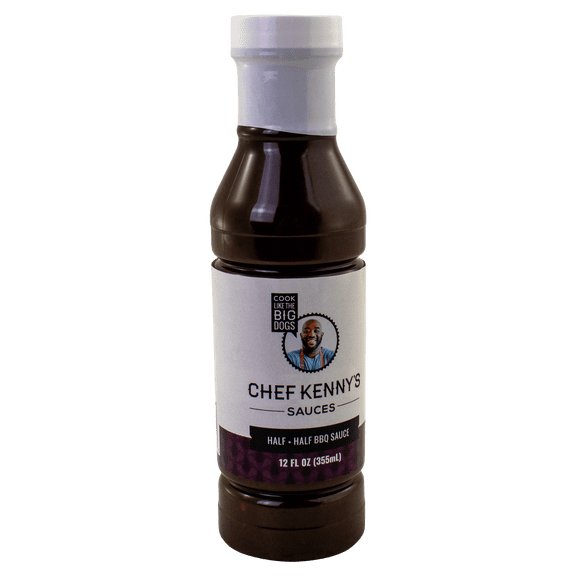 Chef Kenny Gilbert's Ultimate Half & Half BBQ Sauce - Half Sweet And Half Carolina Mustard Barbeque Sauce