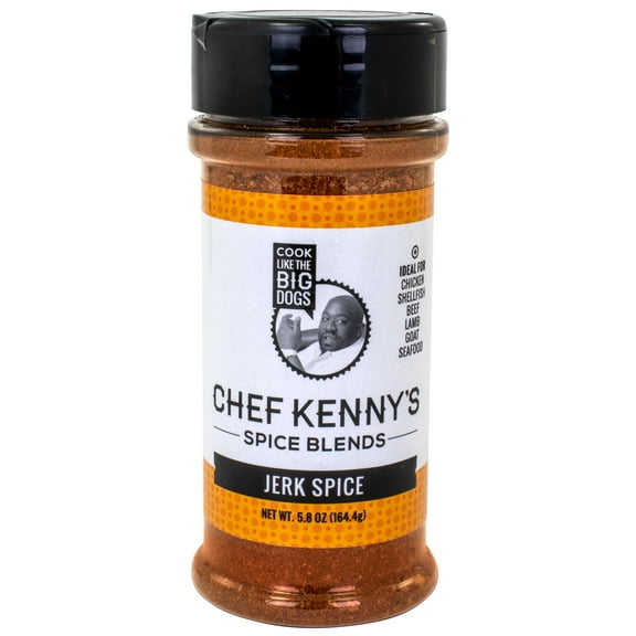 Chef Kenny Gilbert's Ultimate Spice Blend Jerk Seasoning, No GMO, Gluten Free, One of the Low Sodium Seasonings Featured on Oprah's Favorite Things 2020, 5.8 oz