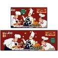 thumbnail image 1 of Chef Kitchen Decor Rug 2 Piece Set Washable Kitchen Mats 17"x47"+17"x30"(Chef), 1 of 6