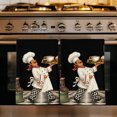 thumbnail image 1 of Chef Kitchen Towels Set of 1, Funny Chef Food Farmhouse Black Buffalo Checkered Absorbent Dish Towels for Kitchen, Microfiber Hand Towel, Quick Drying Tea Towel for Cleaning Decorative Dishcloths, 1 of 7