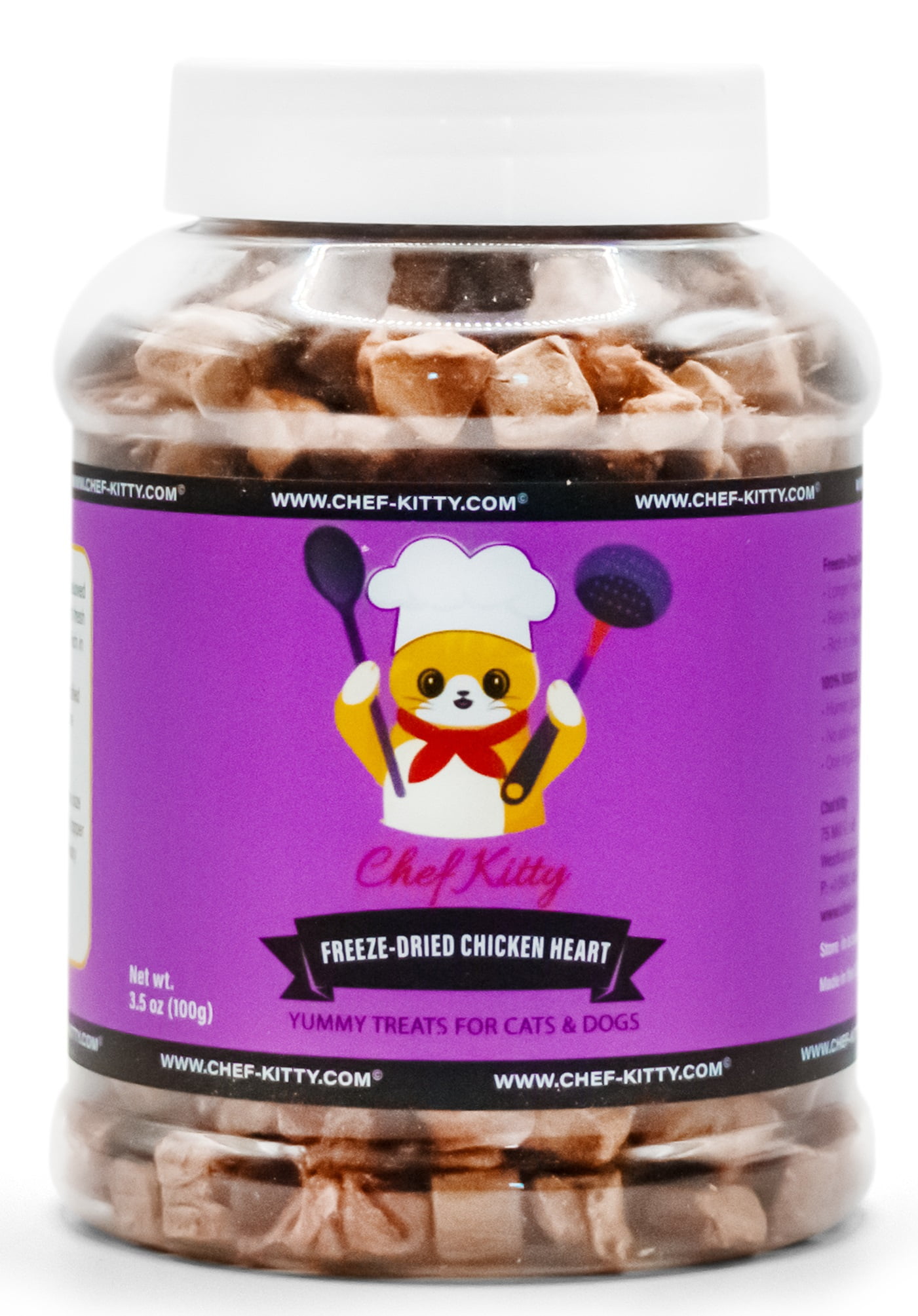 Chef Kitty Freeze Dried Cat and Dog Food, Treat or Topper, Human