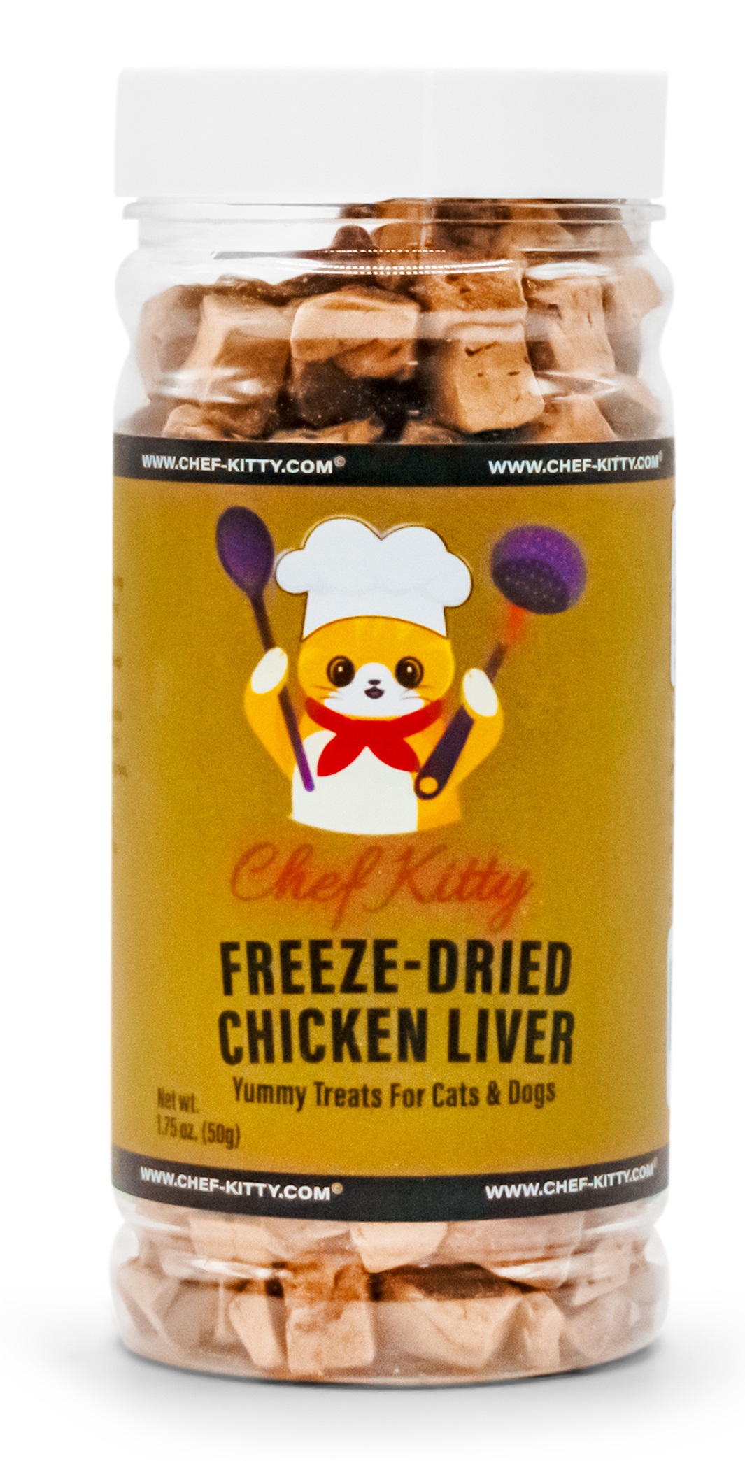 Chef Kitty Freeze Dried Cat and Dog Food, Treat or Topper, Human
