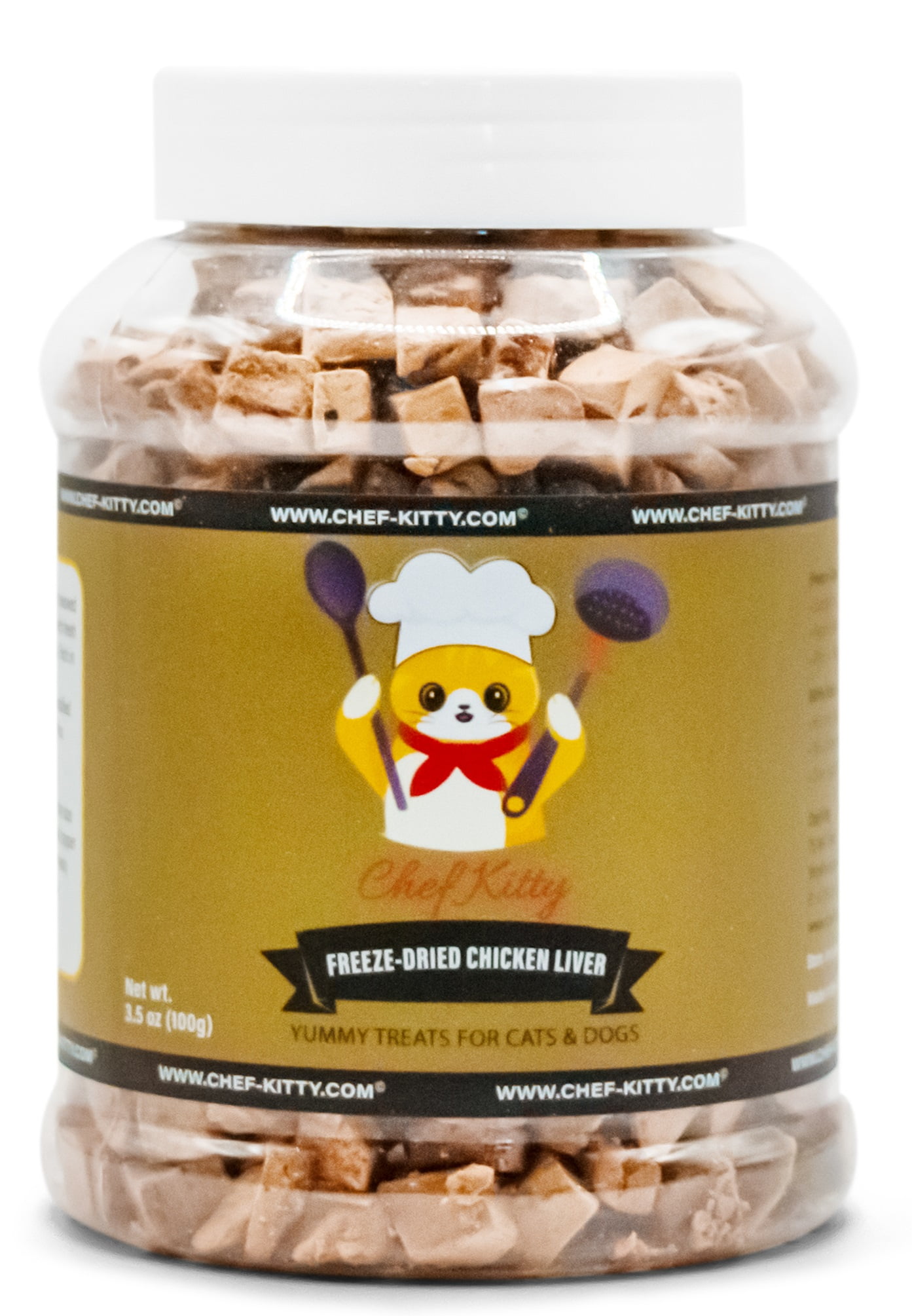 Chef Kitty Freeze Dried Cat and Dog Food, Treat or Topper, Human