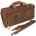 thumbnail image 1 of Chef Knife Bag Holds 19 Knives PLUS Honing Rod and Several Large Storage Compartments! Noble Home and Chef’s Most Durable Professional Line Knife Case Includes Custom Padlock! (Knives Not Included), 1 of 7