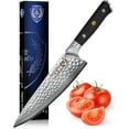 thumbnail image 1 of Chef Knife: Best Professional Quality 8 Inch Japanese AUS10 67-Layer High Carbon Damascus Stainless Super Steel Gyuto- Razor Sharp Full Tang Blade w/Hammered Finish & Ergonomic G10 Handle, 1 of 4