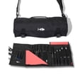thumbnail image 1 of Chef Knife Roll Bag - Premium Nylon Chef Knife Bag for Professionals, Culinary Students & Home Cooks - Secure Storage & Portable Design for Chef Knives & Accessories (Black) C101, 1 of 3