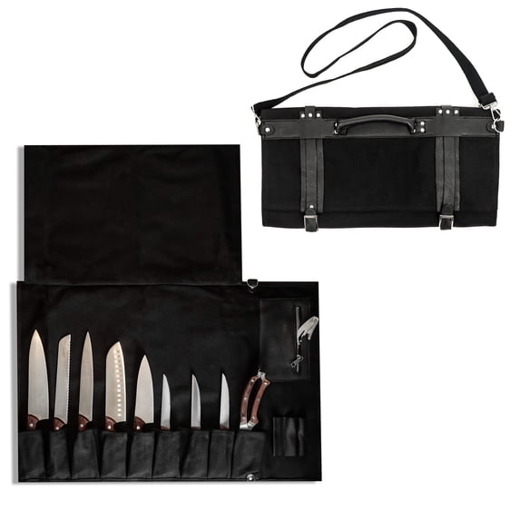 Chef Knife Roll Bag Professional Canvas Case Set