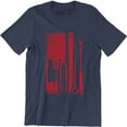 thumbnail image 1 of Chef Knife Set Tie Dye American Flag Kitchen Tools - Men's T-Shirt, 1 of 4