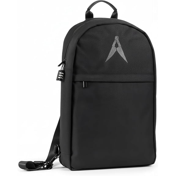 Chef Knife Sling Bag - 29 Pockets for Knives and Kitchen Utensils - Business Card Holder and Lock - Water Resistant and Durable Ballistic Nylon Backpack for Chefs