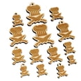 thumbnail image 1 of Chef Knife and Hat for Cooking Wood Mini Charms Shapes DIY Craft Jewelry - No Hole - 16mm (22pcs), 1 of 7