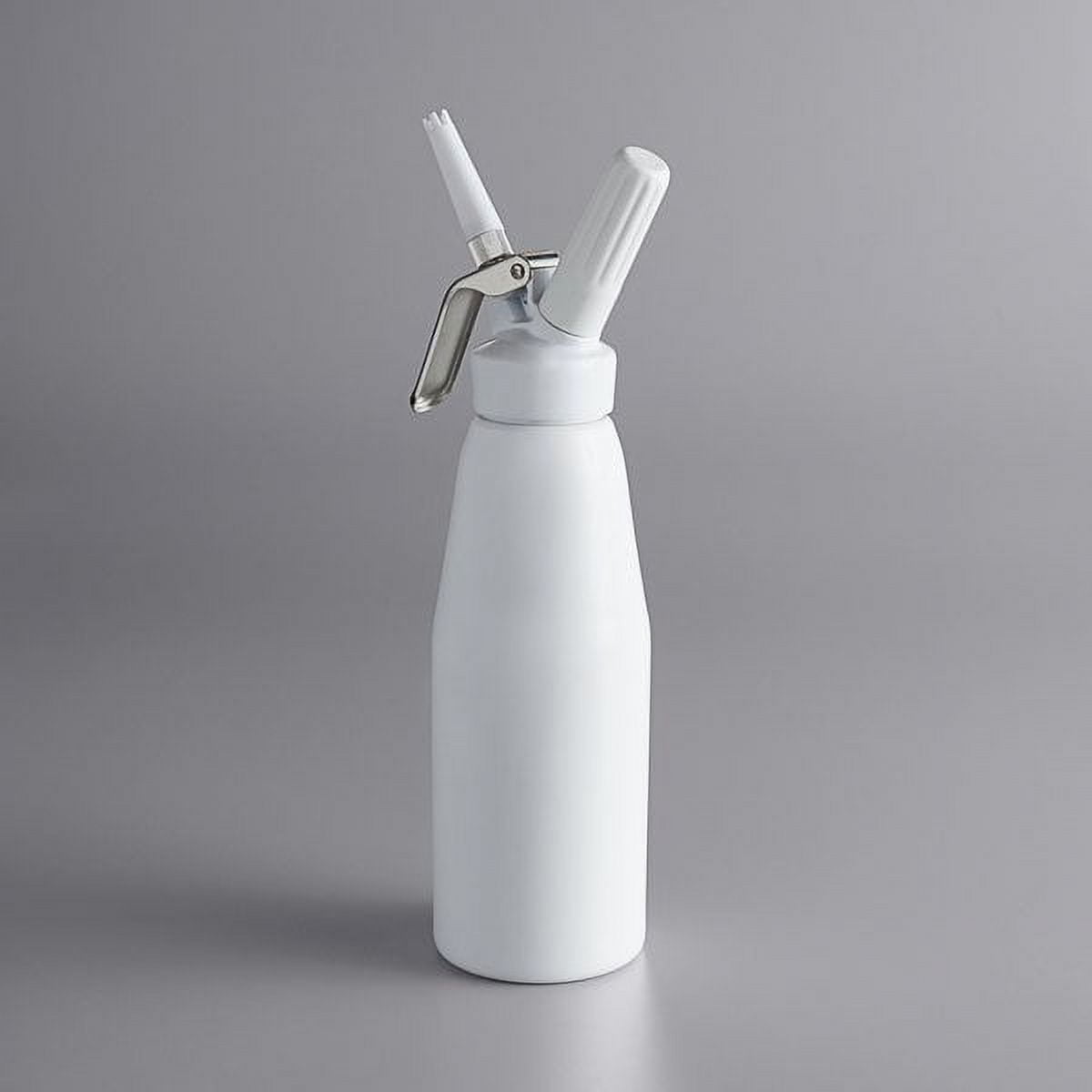 ChefMaster 90069 White 2 Pint Whipped Cream Dispenser