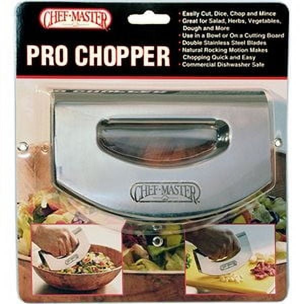 Chef-Master Silver Stainless Steel Handheld Pro Chopper