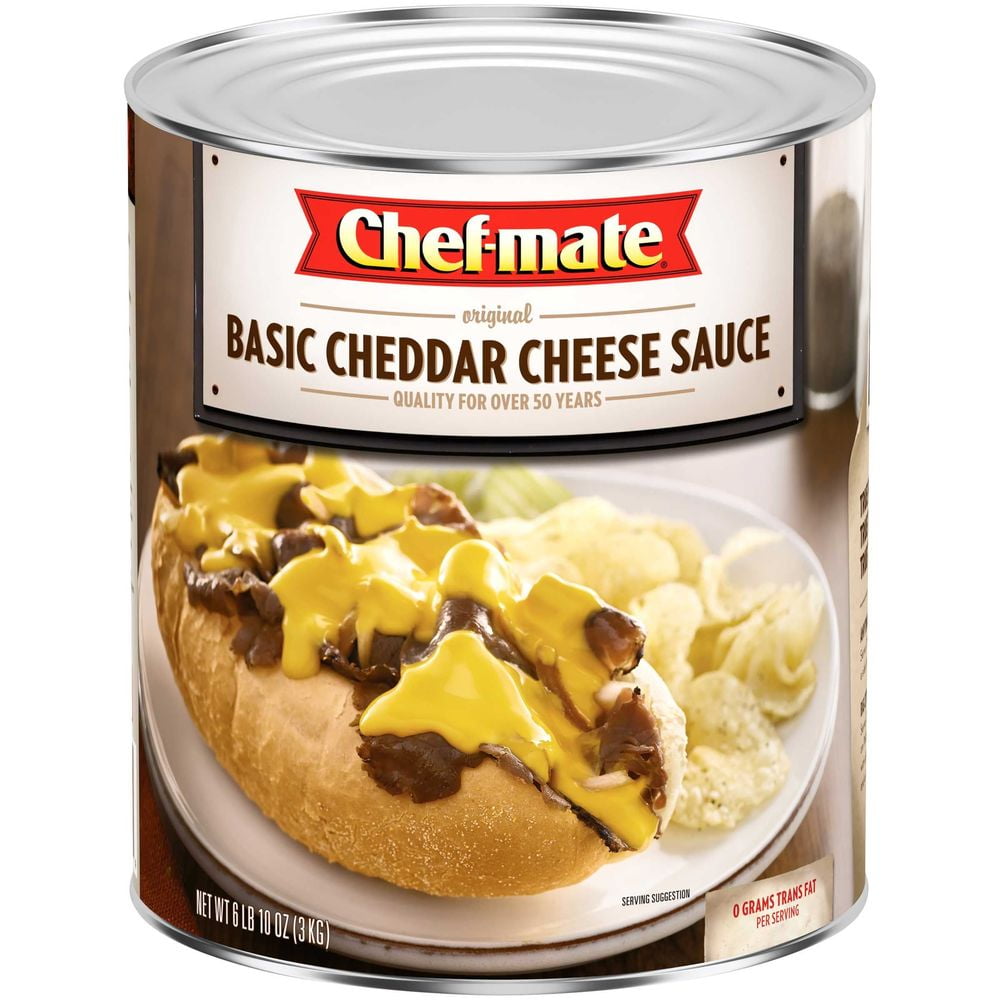 Chef-Mate Basic Cheddar Cheese Sauce, 106 Ounces, 6 Per Case - Walmart.com