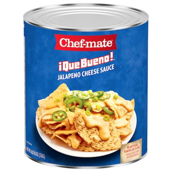 Chef-Mate Que Bueno Cheese Jalapeno Sauce, 106 Ounces, 6 Per Case
