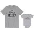 thumbnail image 1 of Chef Men's T-Shirt Funny Food Graphic Tee Sous Chef Baby Bodysuit Kids Youth Toddler Shirt, 1 of 3