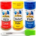 Chef Merito Mexican Seasoning OIF8 Beef, Chicken, Fish. Combo Pack. Use