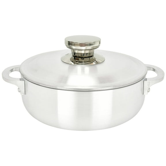 Chef PRO Commercial Grade Aluminum Caldero Stock Pot, 1.9 Quarts