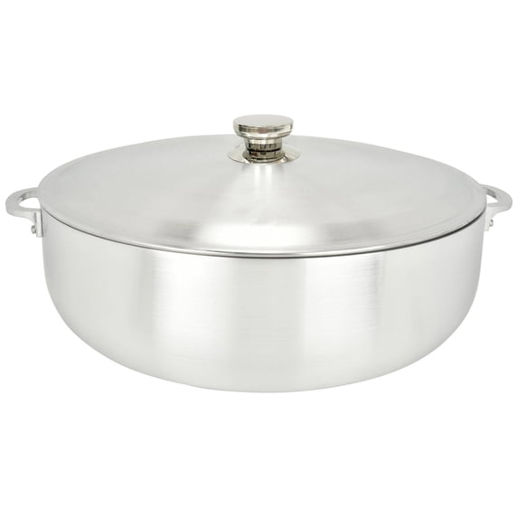 Chef PRO Commercial Grade Aluminum Caldero Stock Pot, 28.4 Quarts