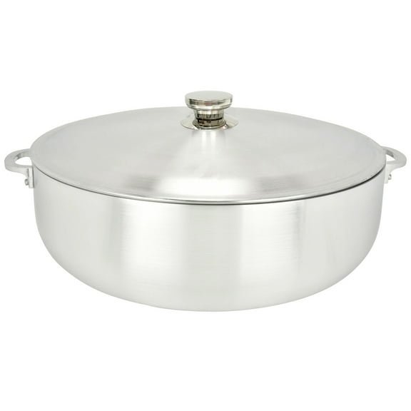 Chef PRO Commercial Grade Aluminum Caldero Stock Pot, 28.4 Quarts