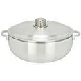 Chef PRO Heavy Duty Large 7.4 Quarts Aluminum Caldero Stock Pot for Big
