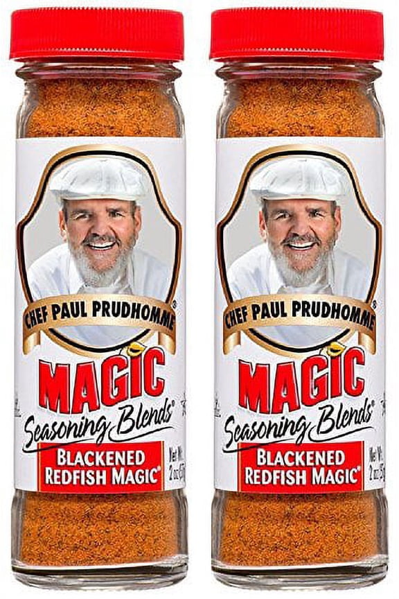 's Magic Seasoning Blends Chef Paul Blackened Redfish Magic Seasoning, 2-Ounce (Pack of 2)