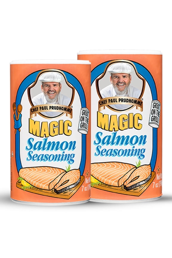 YYF14 Blends Salmon Magic Seasoning | Salmon Seasoning with Herbs & Spices | Seafood Seasoning for Cooking | Fish Blend | Kosher & Halal Certified | 7 oz (Pack of 2)