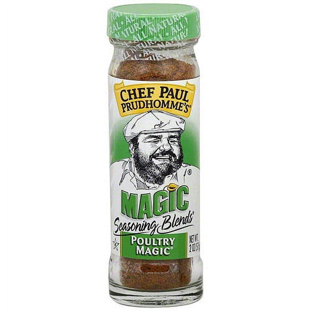 Chef Paul Poultry Magic Seasoning, 2 oz (Pack of 6)