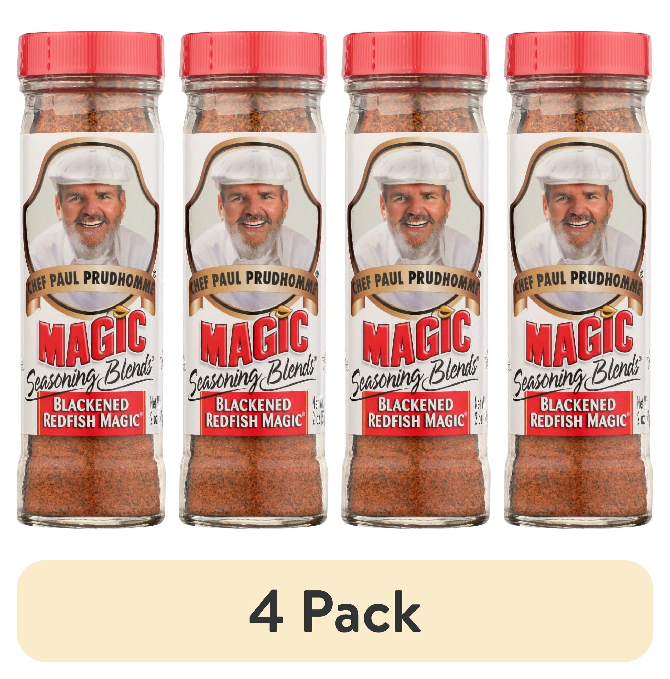(4 pack) Chef Paul Prudhomme Blackened Redfish Magic Blend, 2 Oz