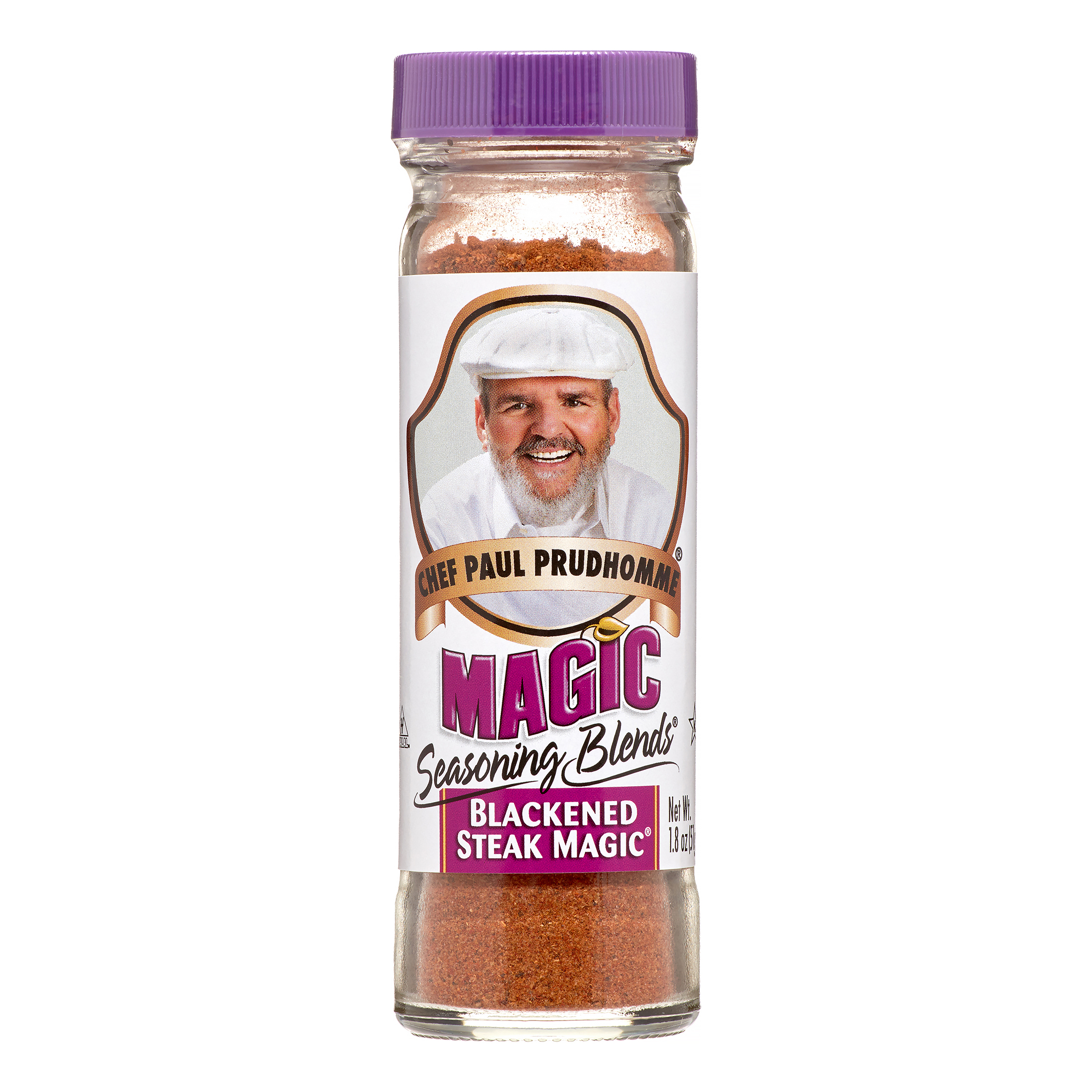 Chef Paul Prudhomme's Magic Seasoning, Blackened Steak, 1.8 Oz, 6 Pack
