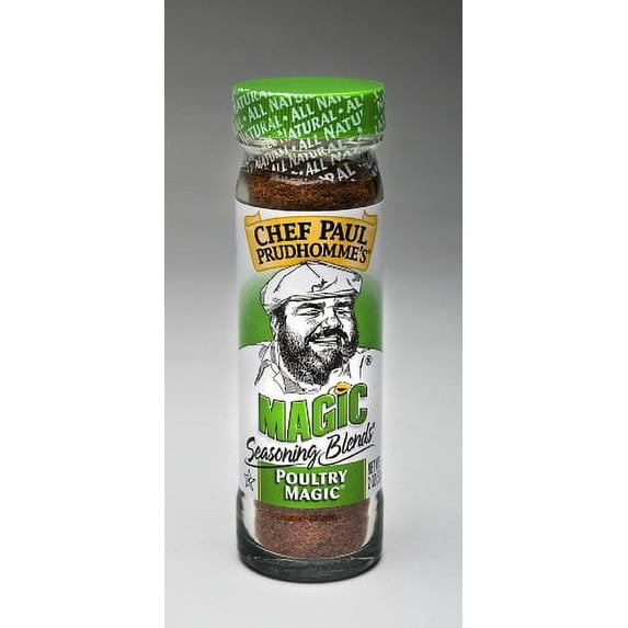 Chef Paul Prudhomme's Magic Seasoning Blends ~ Poultry Magic, 2-Ounce Bottle