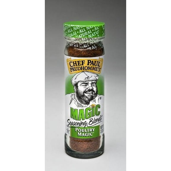 Chef Paul Prudhomme's Magic Seasoning Blends ~ Poultry Magic, 2-Ounce Bottle