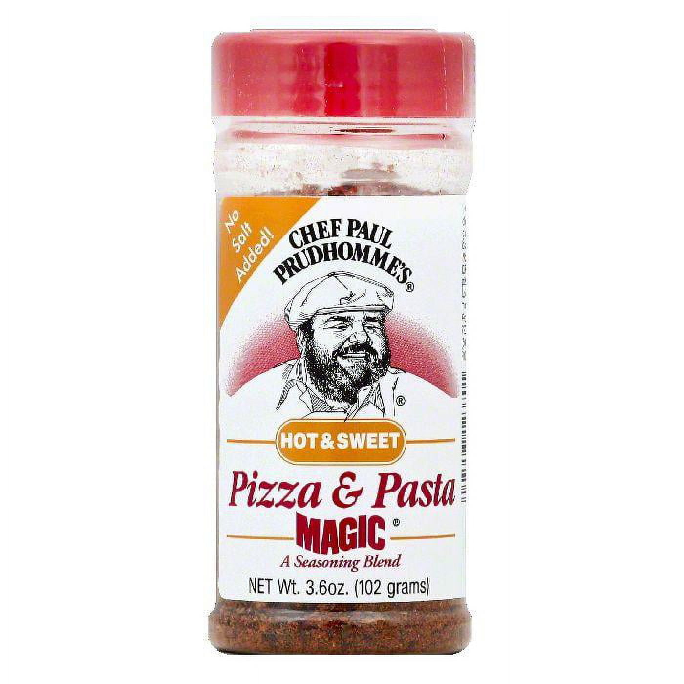 Chef Paul Prudhommes Hot & Sweet Pizza & Pasta Seasoning Blend, 3.6 OZ
