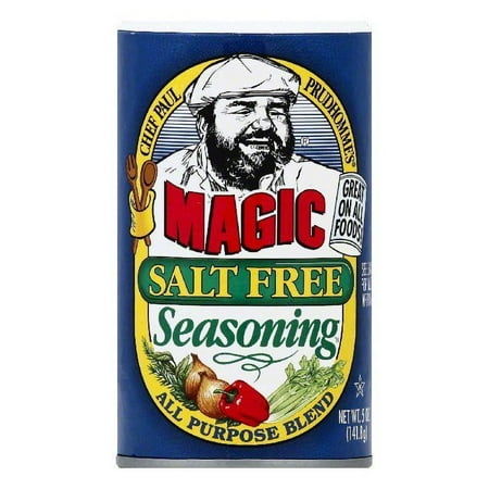 Chef Paul Prudhommes Salt Free All Purpose Blend Seasoning, 5 OZ (Pack of 6)