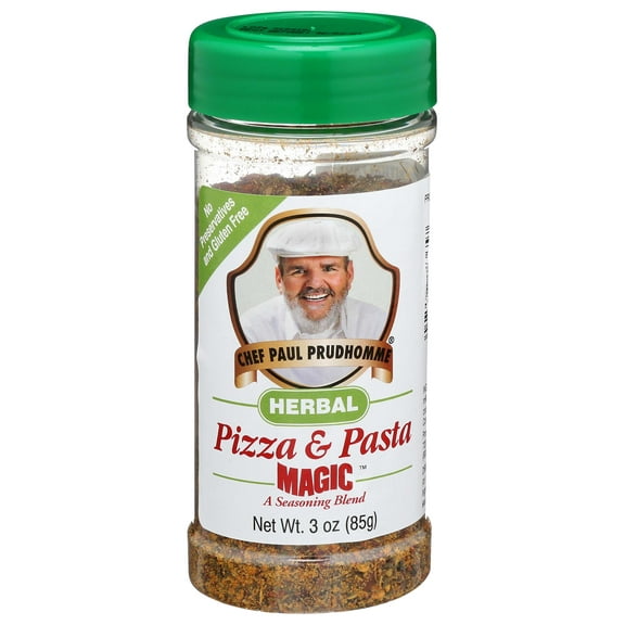 Chef Paul Pudhommes Herbal Pizza & Pasta Magic - 3 oz. jar, 12 per case
