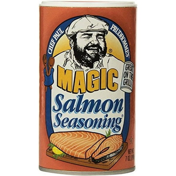 Chef Paul Salmon Magic Seasoning, 7 Ounce (Pack of 6)