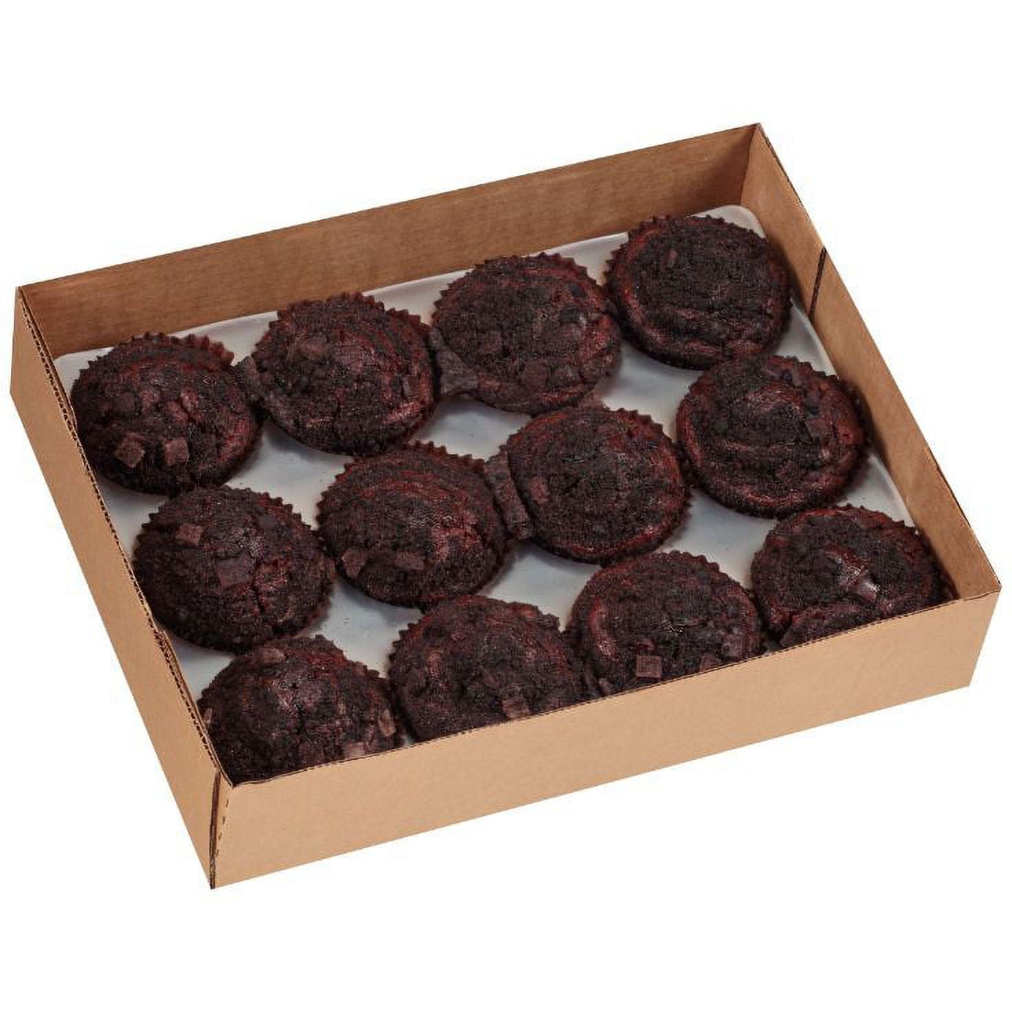 Chef Pierre Double Chocolate Chunk Large Muffins 3lbs (PACK OF 4