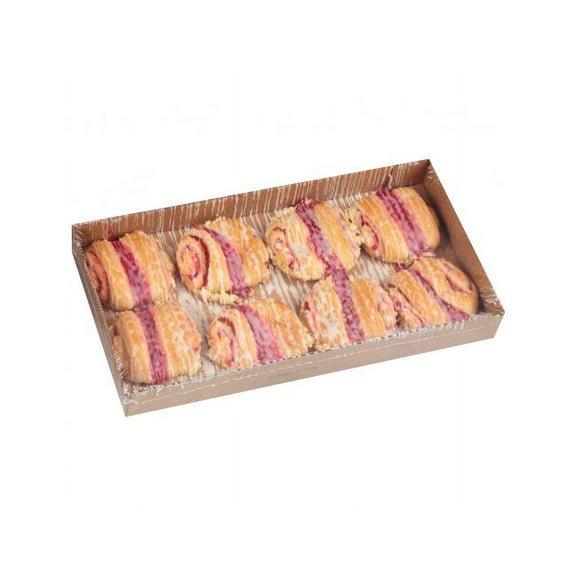 Chef Pierre Raspberry Butterfly Danish, 4.75 Ounce - 48 per case.