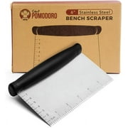 Chef Pomodoro Multi-Purpose Stainless Steel Bench Scraper 6-Inch