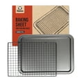 thumbnail image 1 of Chef Pomodoro Non-Stick Rectangle Baking Sheet and Cooling Rack Set, 2-Pcs (15.0 x 10.6"), 1 of 7