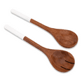thumbnail image 1 of Chef Pomodoro Salad Servers or Salad Tongs, (2 sets) 12" - White, 1 of 7