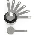thumbnail image 1 of Chef Pomodoro Stainless Steel Measuring Cup Set, Nested and Stackable with 7 Pieces, 1 of 9