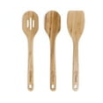 thumbnail image 1 of Chef Pomodoro Wooden Cooking Utensils 3-Pc Set, Bamboo, Large 12.5", Frying Set, 1 of 8