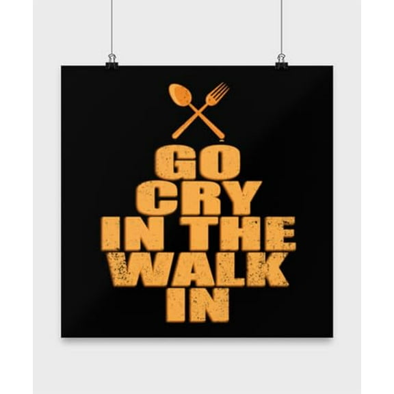 Sarcastic Chef Quote Art - Kitchen Decor - 13x13 Poster Print - Restaurant Style